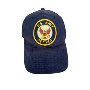 Vintage U.S. Navy Retired Hat Snap Back Cap Made in U.S.A.